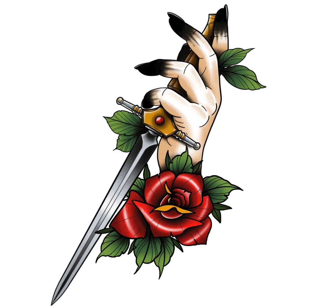 Hand and dagger