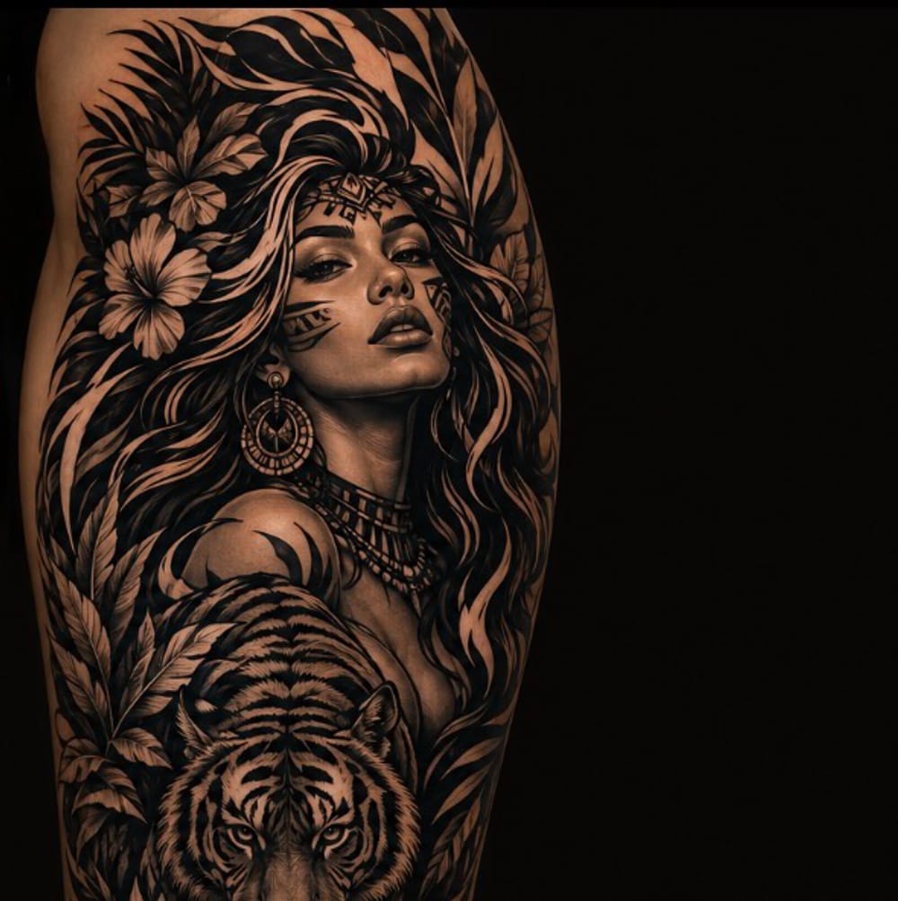 Amazonian Queen & tiger