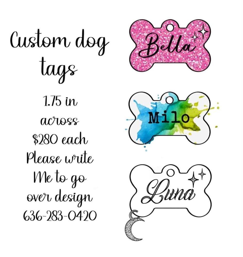 Custom dog tags