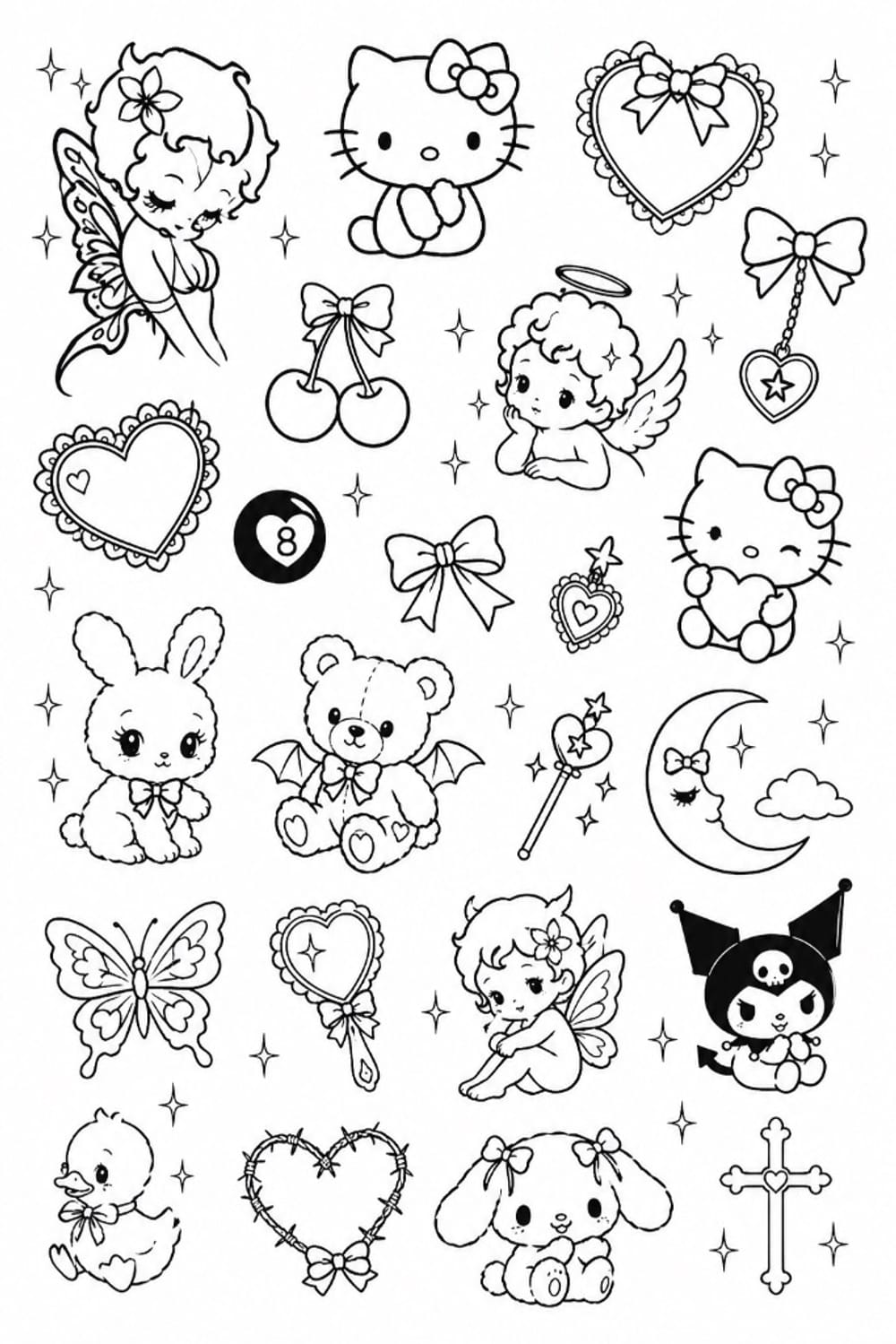Flash tattoos