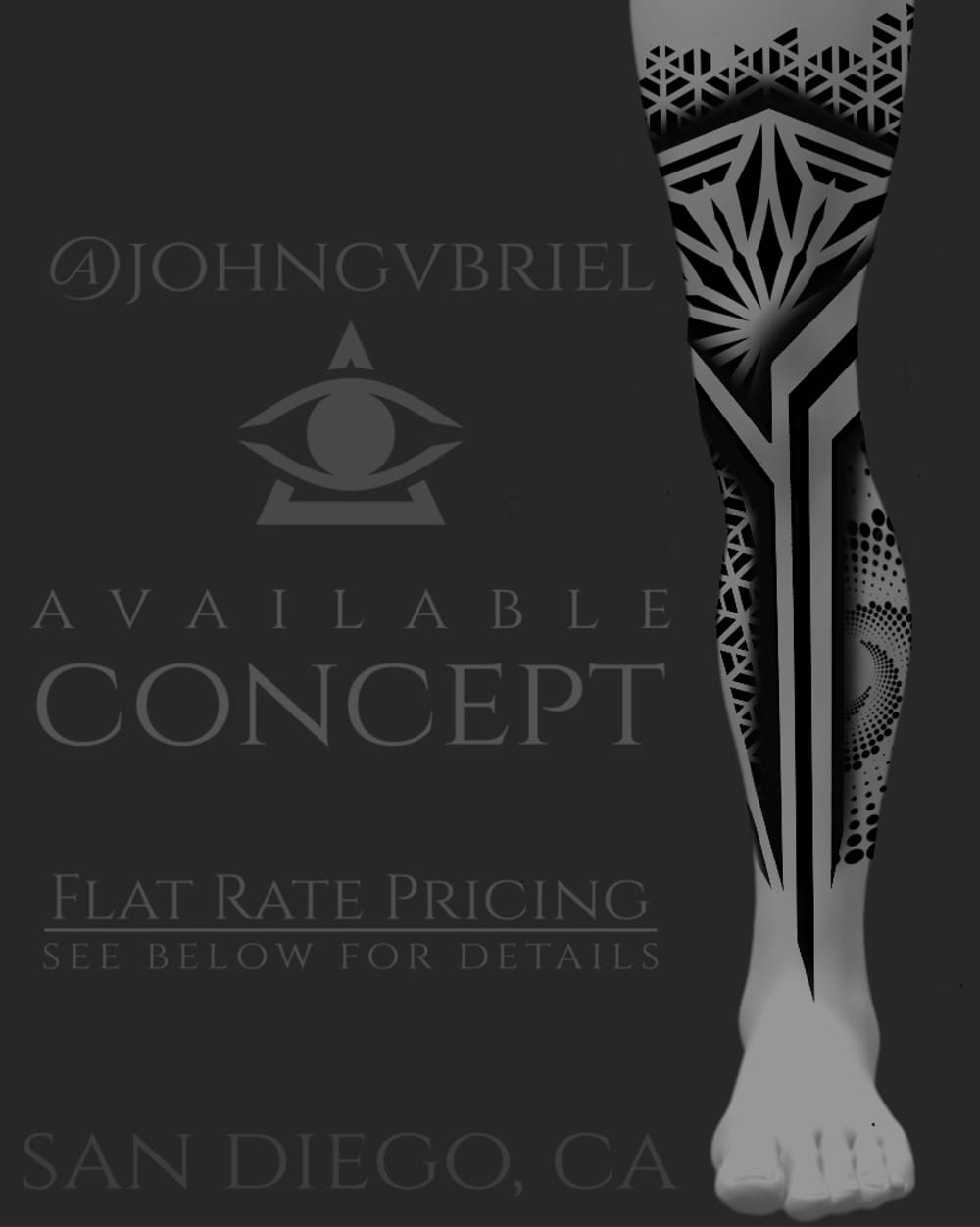 Geometric Leg Sleeve 