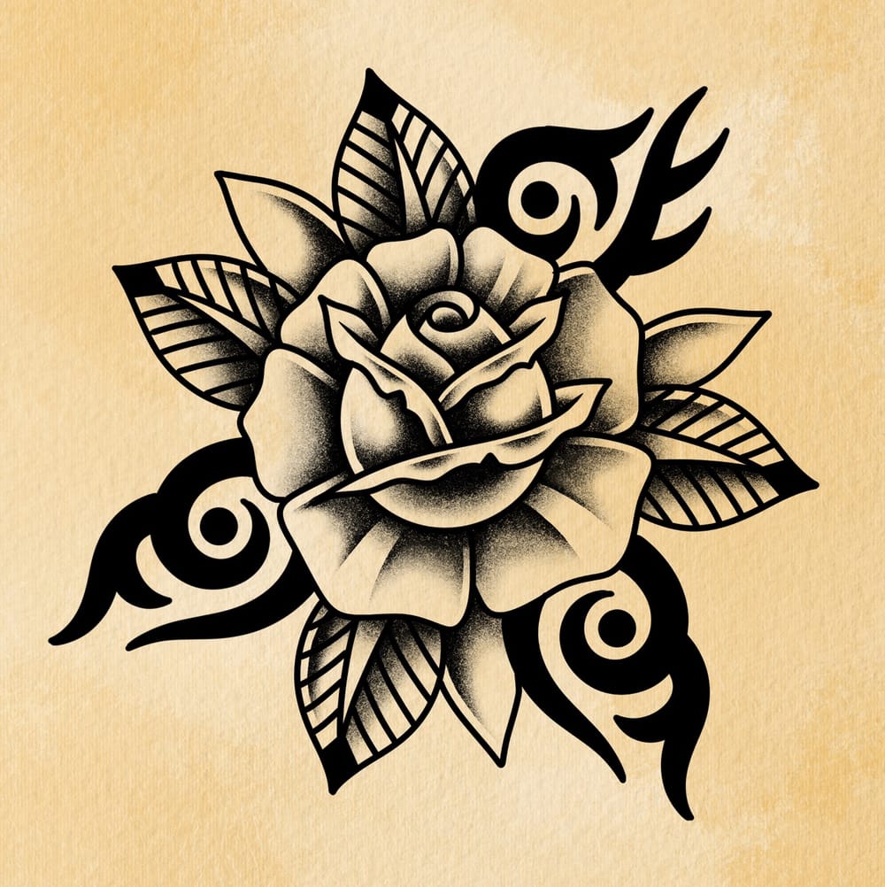 Tribal Rose