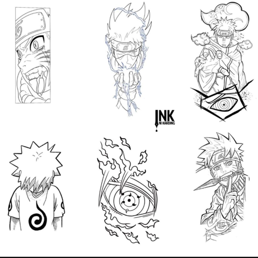 Anime tattoos 