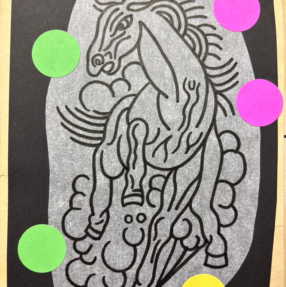 Runaway horse 