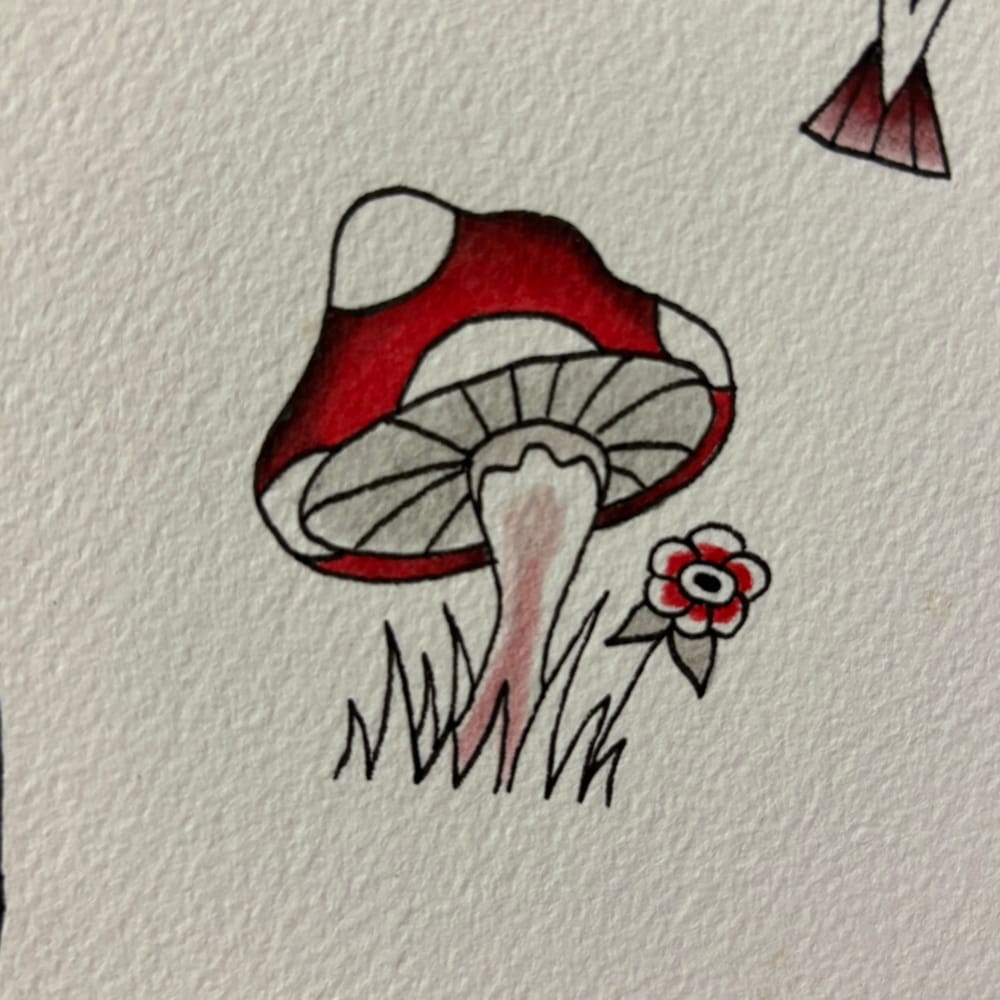 Mushroom flower 