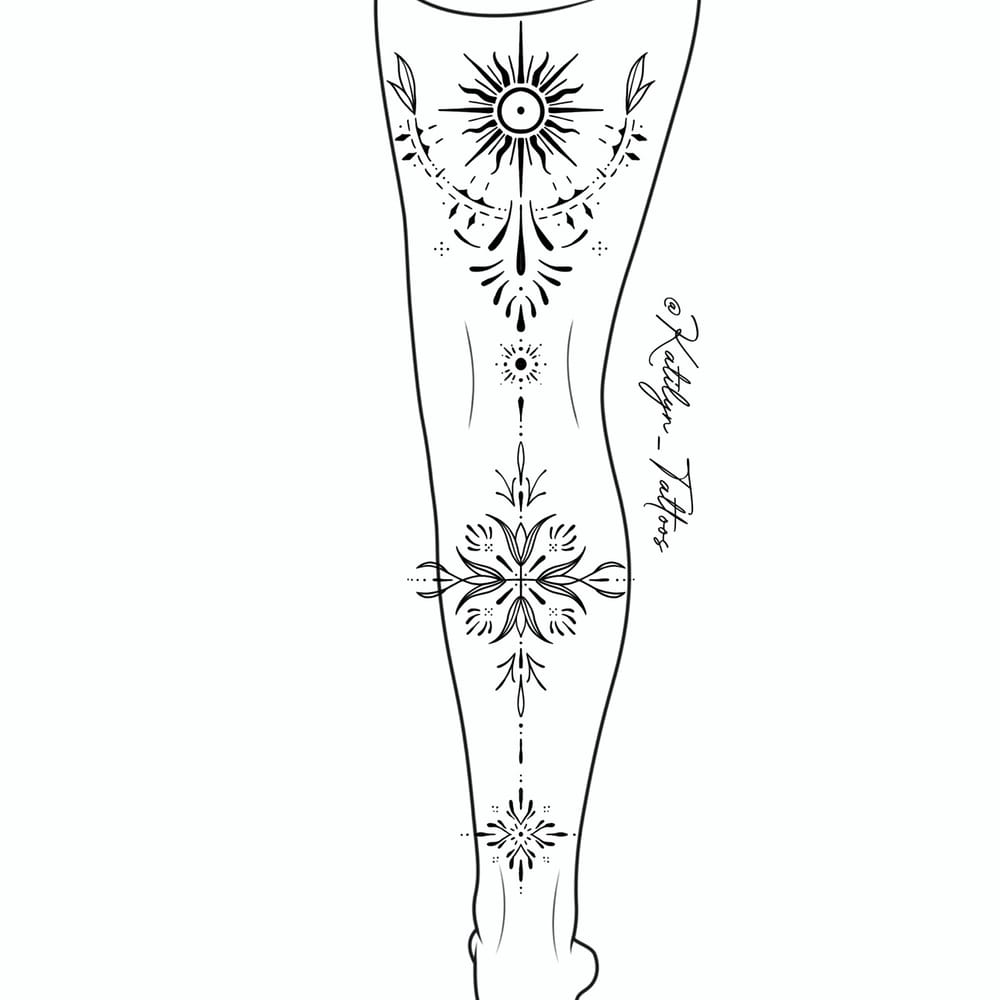 Back of Leg Sleeve