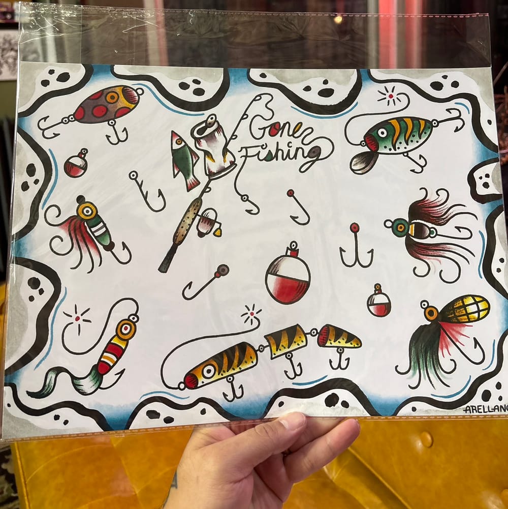 Lures flash sheet