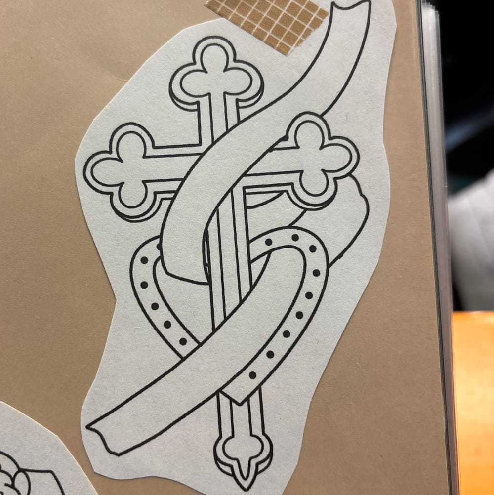 Heart and cross 