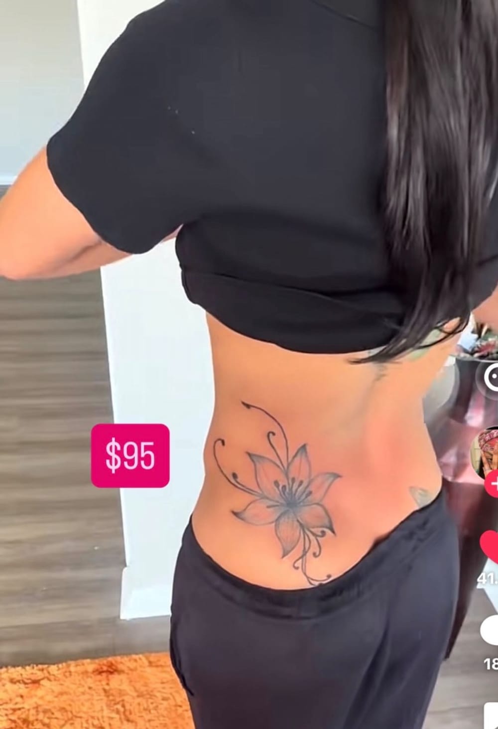 Floral Side Piece 