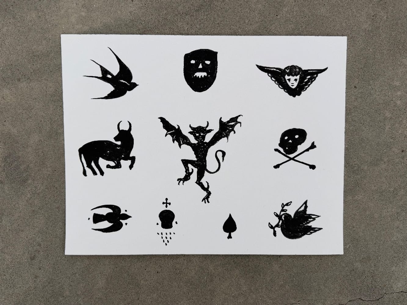 Blackwork Flash 