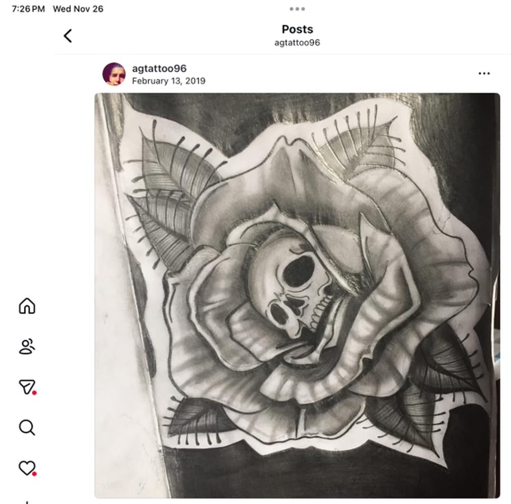 Skull rose 