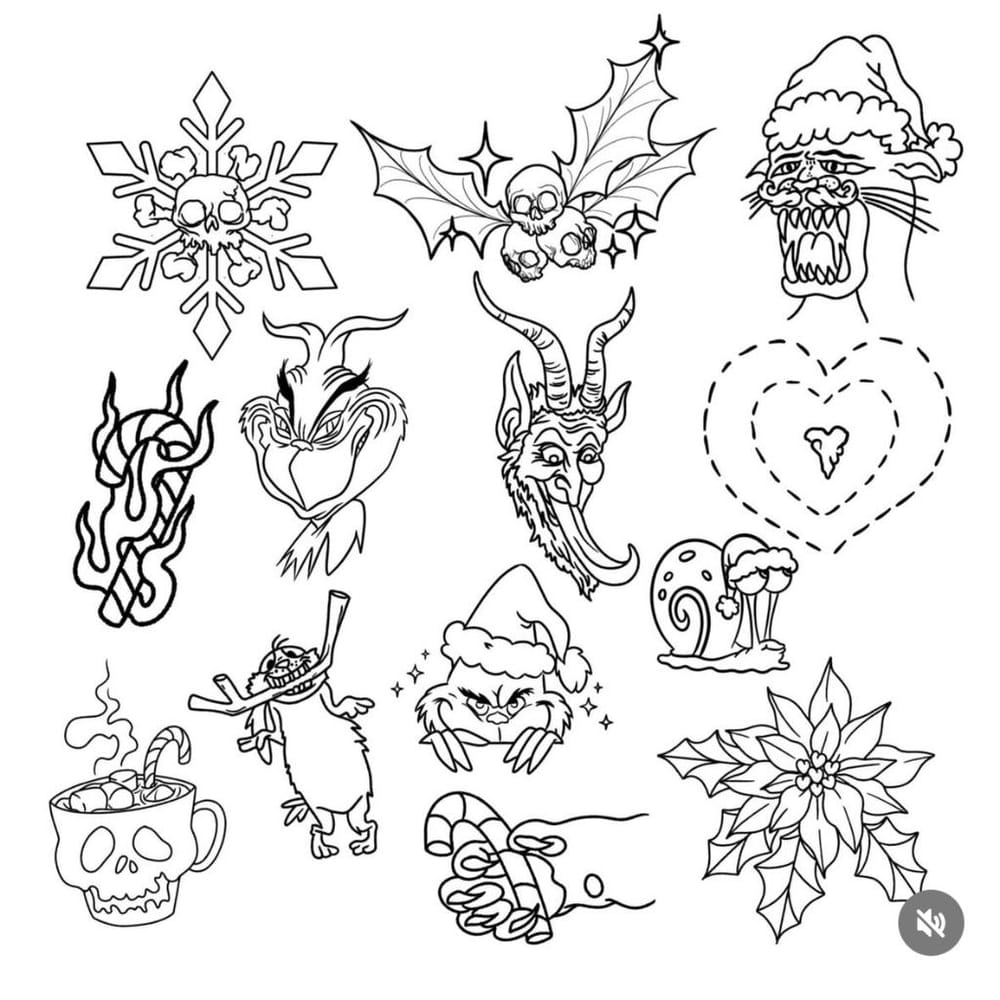 Tinsel & Tattoos set
