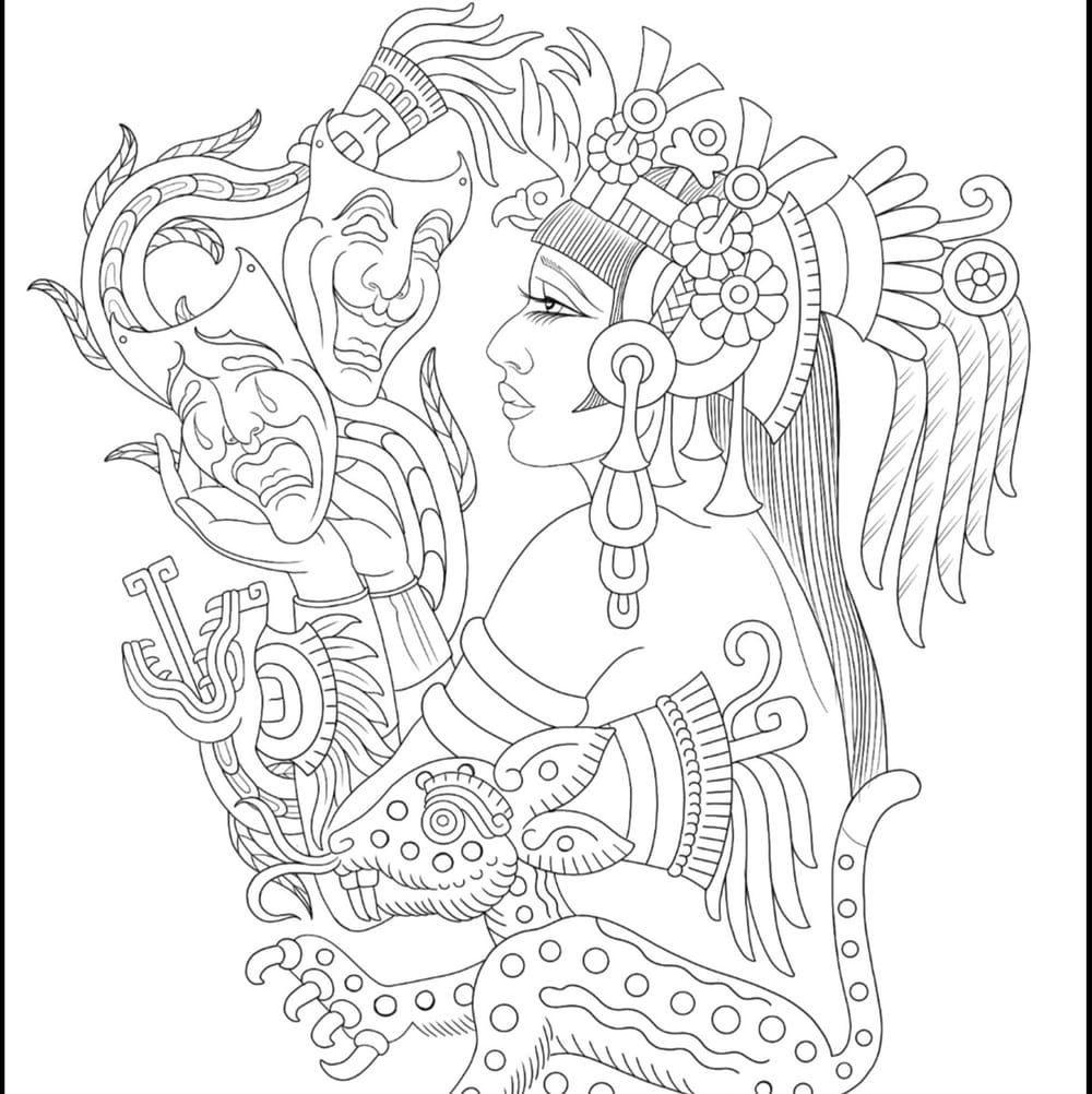 Precolombian Backpiece
