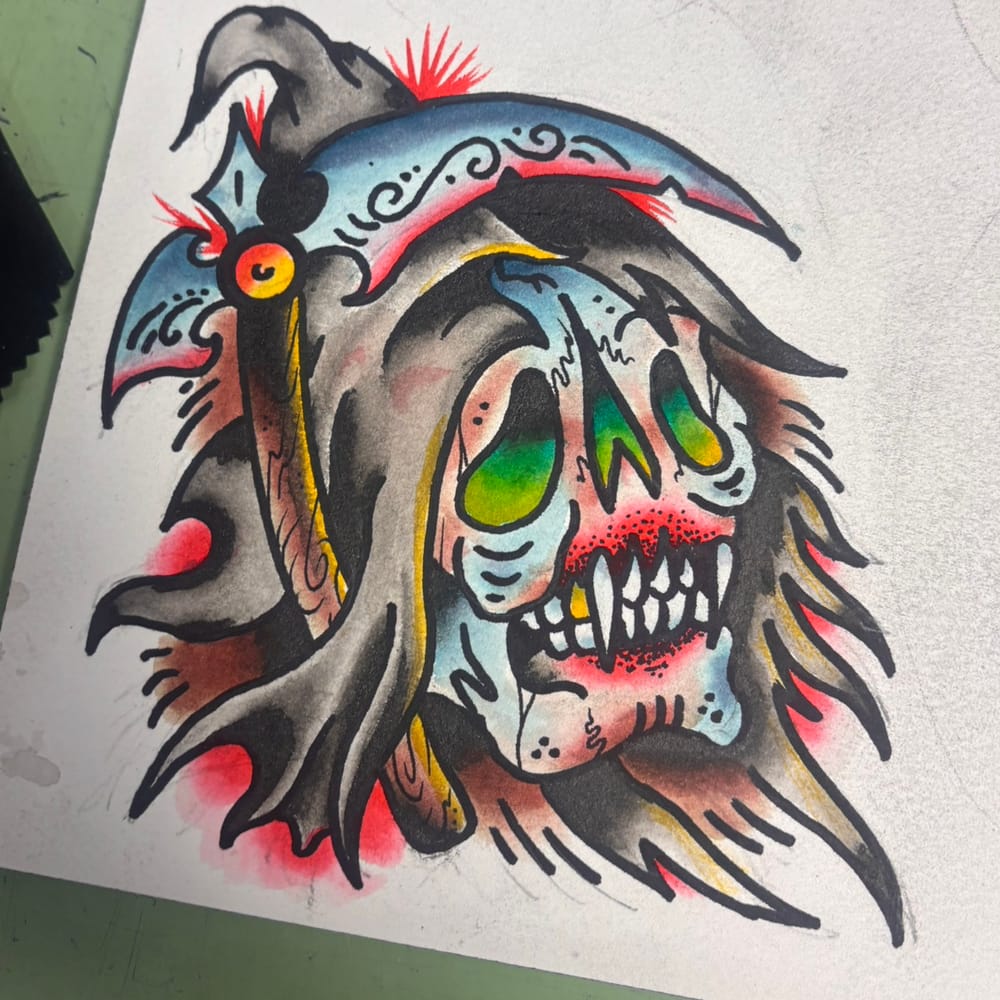 Spit Shaded Grim Reaper