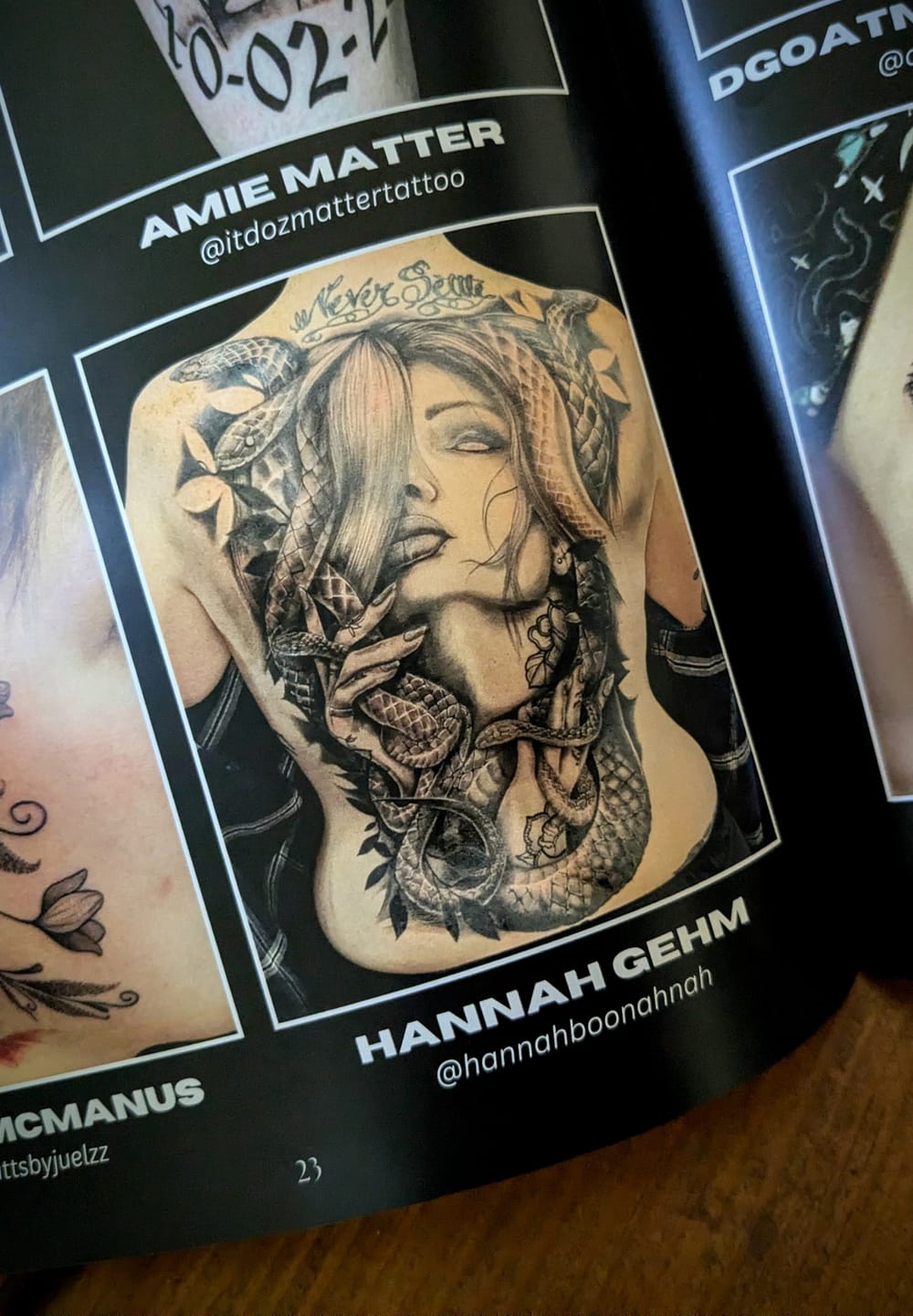 Hannah Gehm — tattoo artist