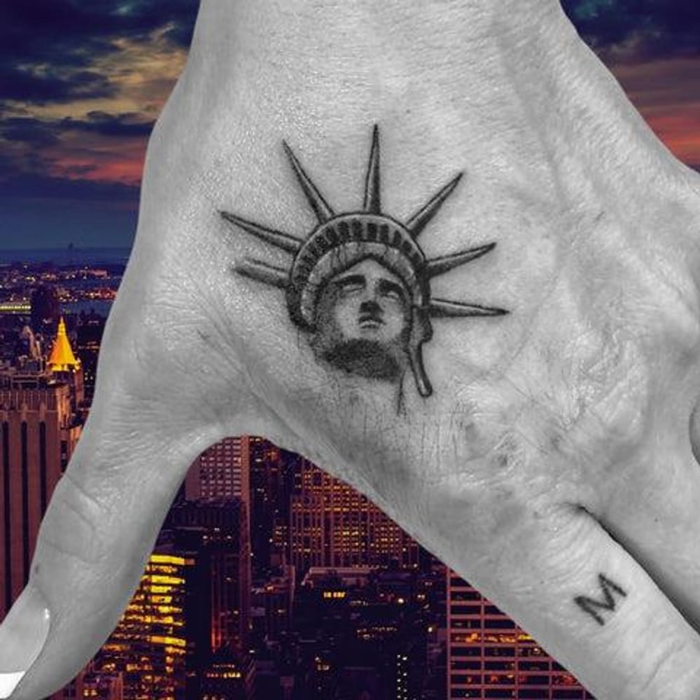 1"x 1" Liberty Tat2