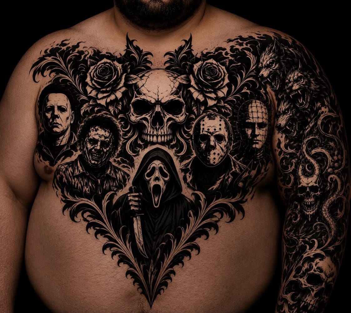 Dark Horror Chest Piece 
