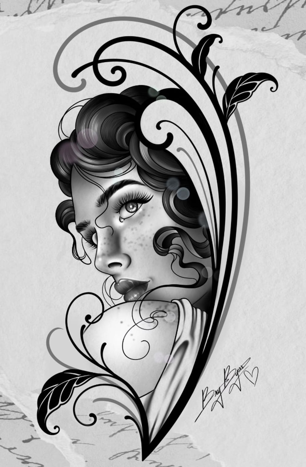 Lady Face [from print]