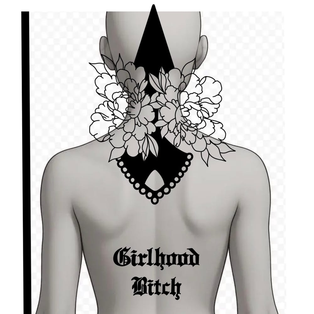 Black work upper back