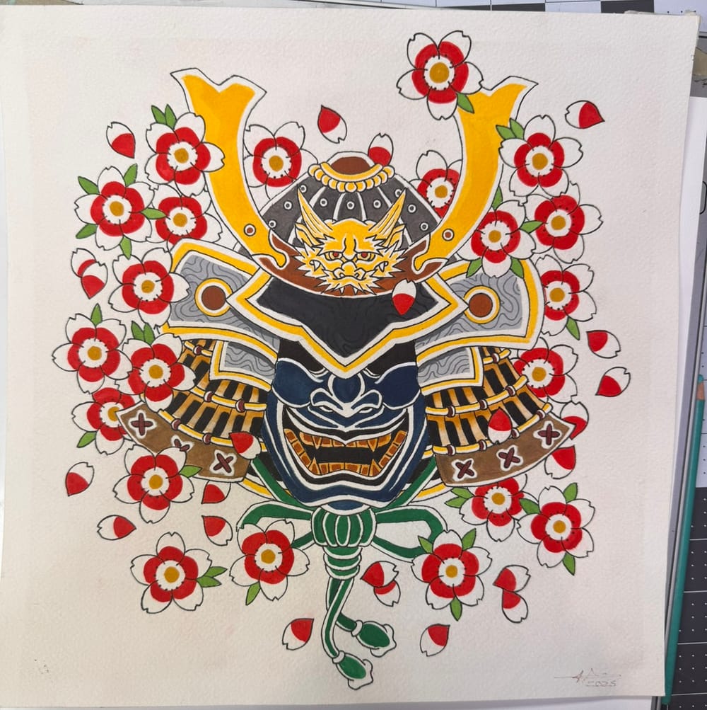 Kabuto cherry blossom