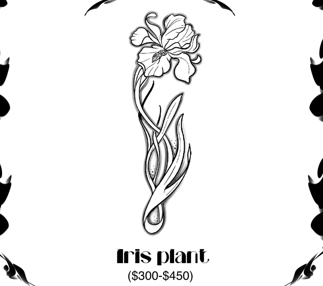 Art Nouveau Iris