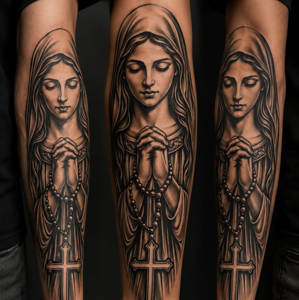 Praying Mother Mary