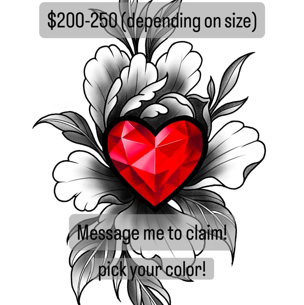 Floral Heart Gem