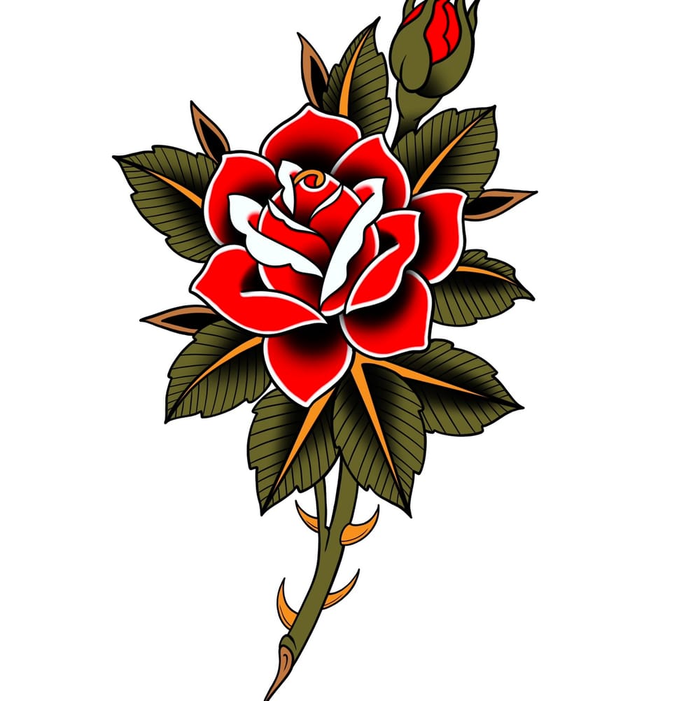 Stemmed Rose
