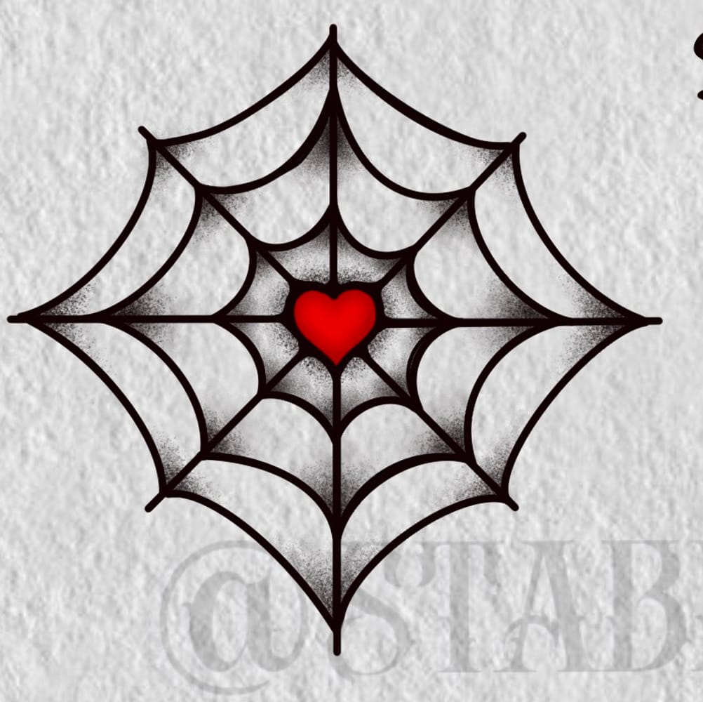 spider web heart 