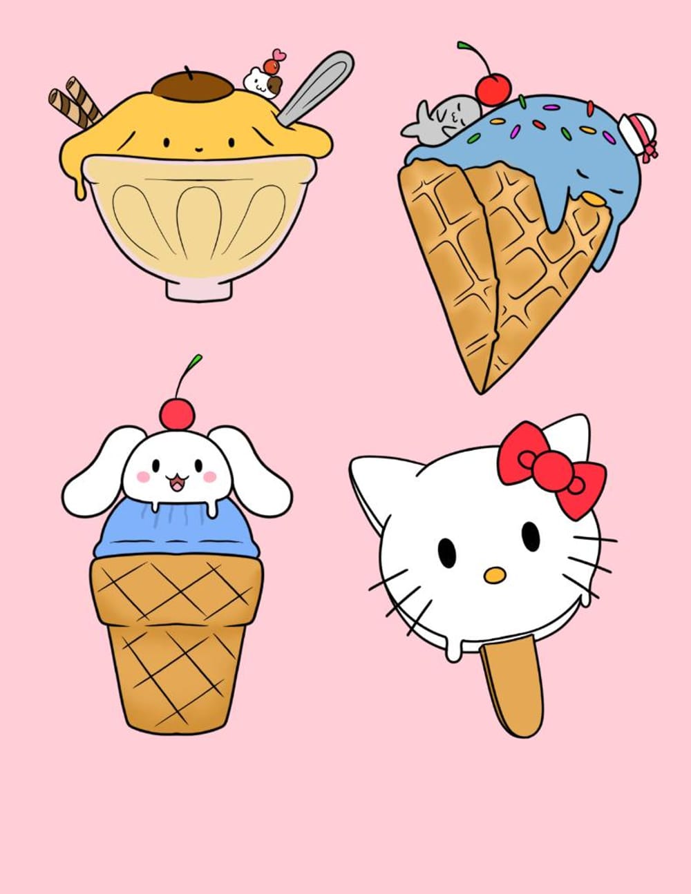 Sanrio Ice Creams
