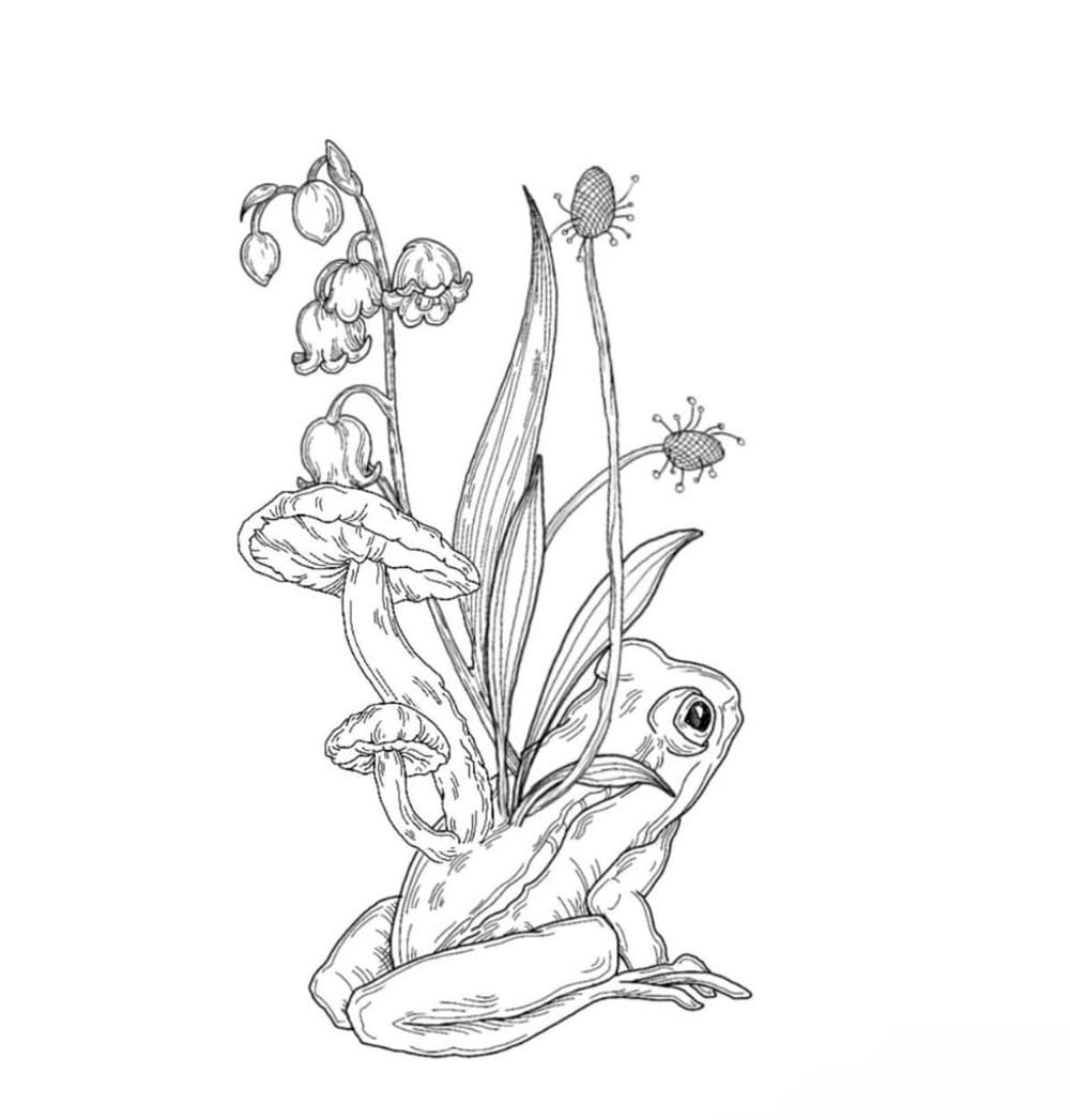 Flower Frog