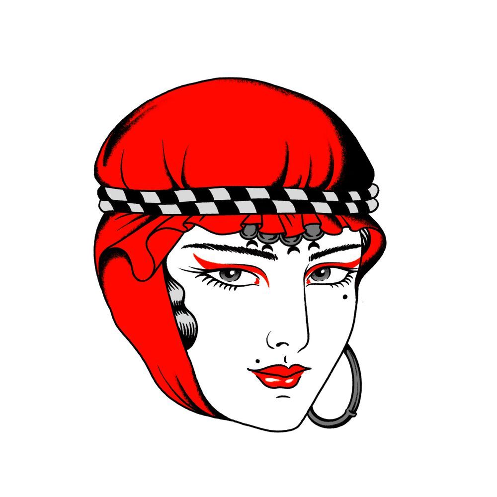 Girl with a Hoop Earring