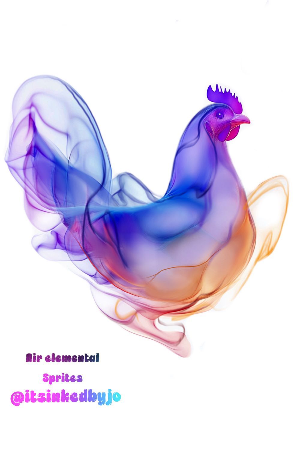 Air elemental Sprite — Chicken