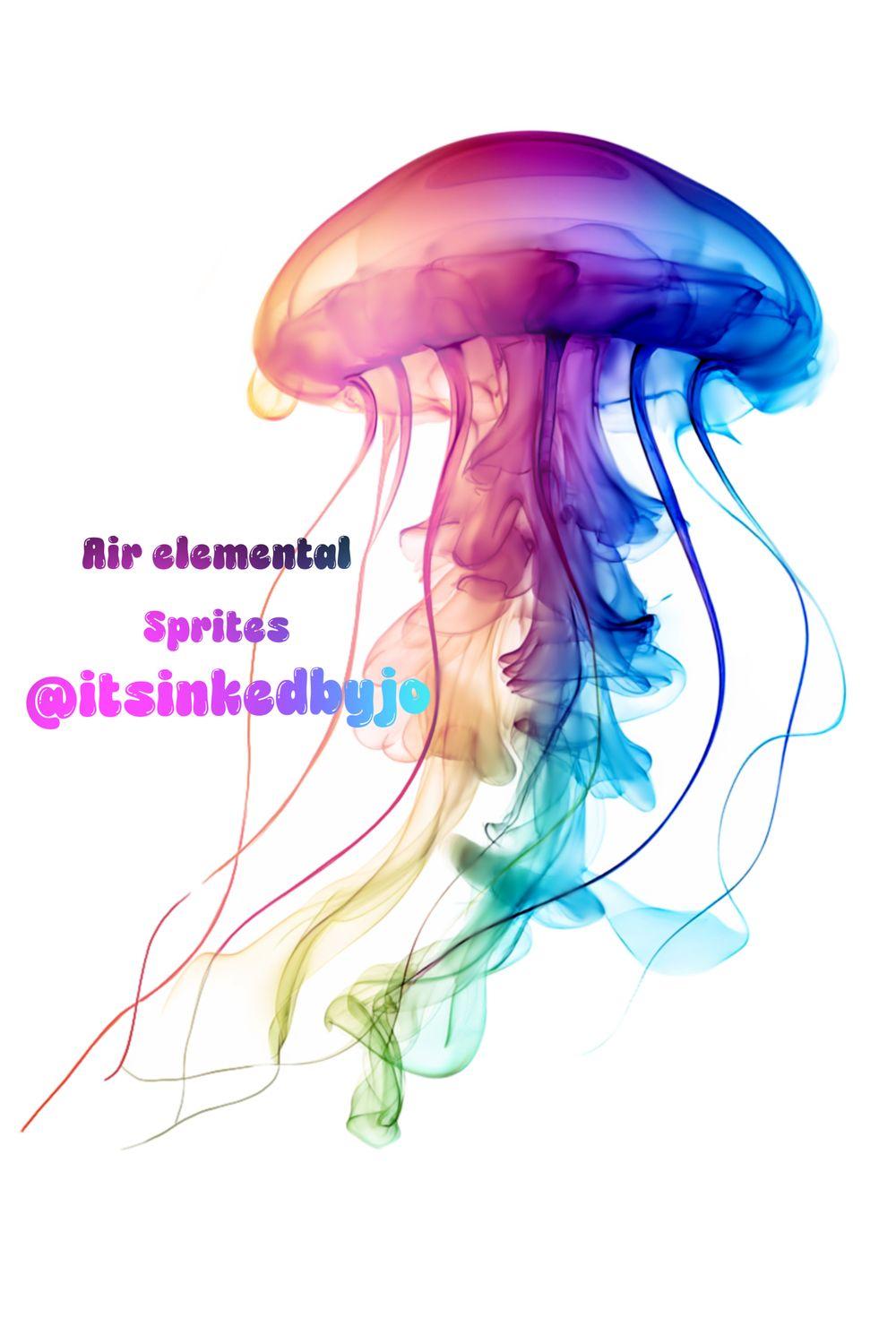 Air Elemental Sprite - Jellyfish 