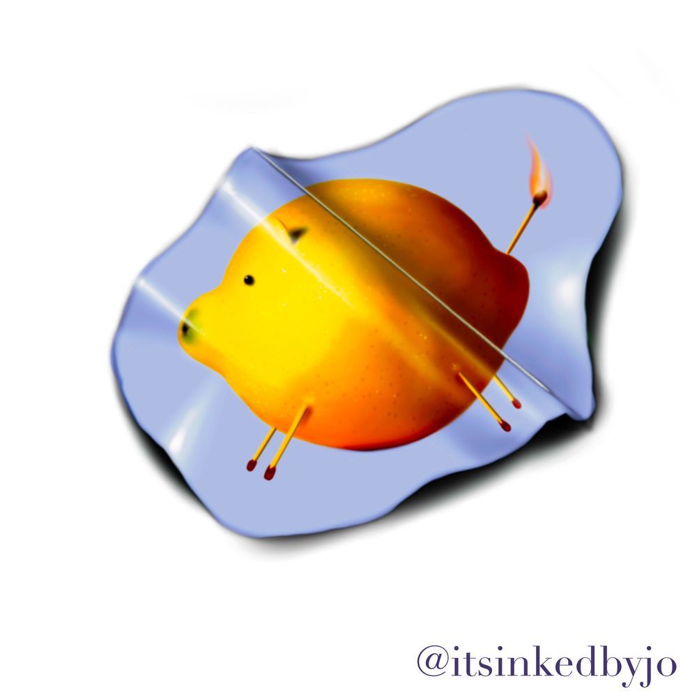 Lemon pig? sticker <3