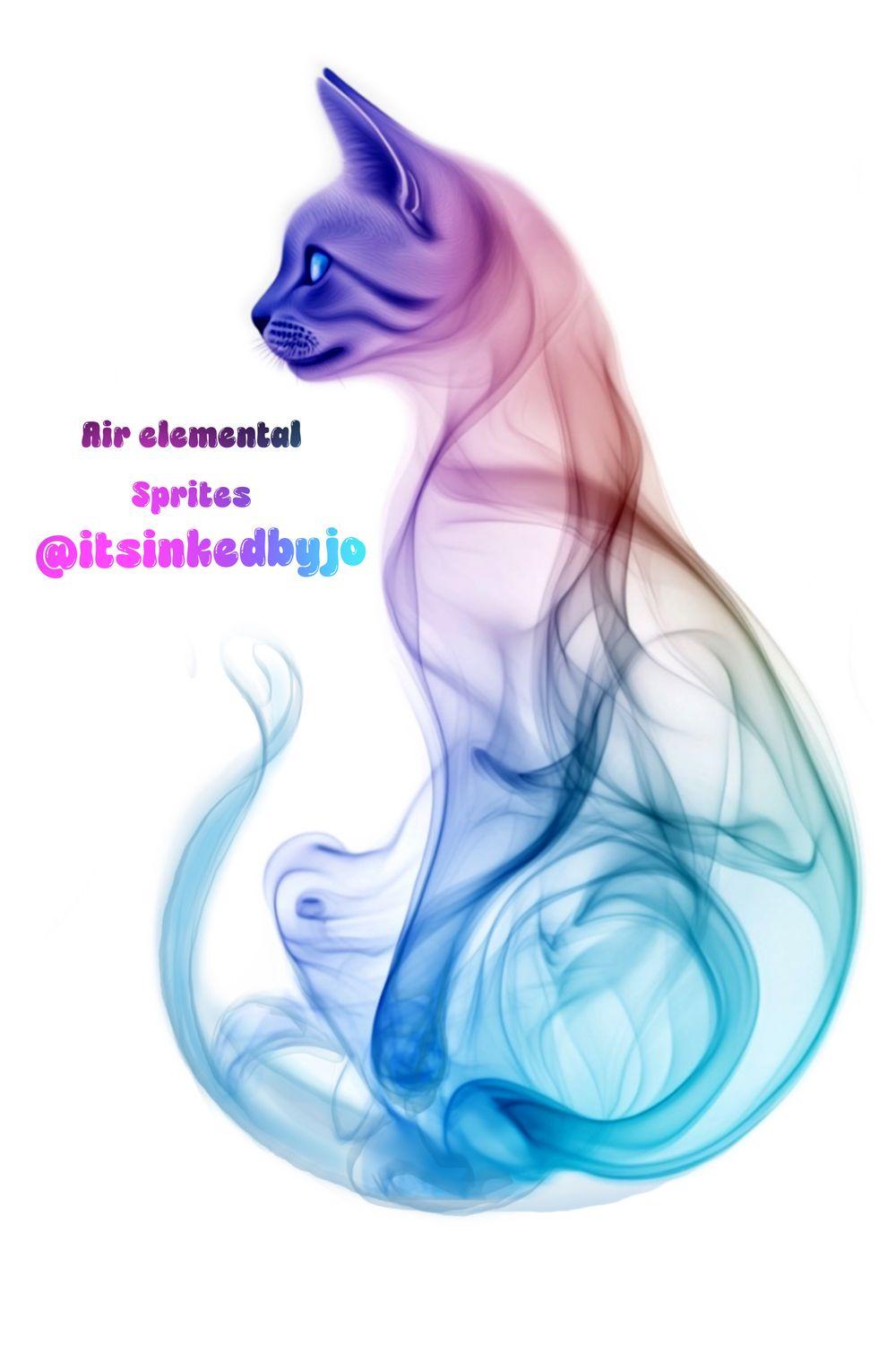 Air Elemental Sprite - Cat
