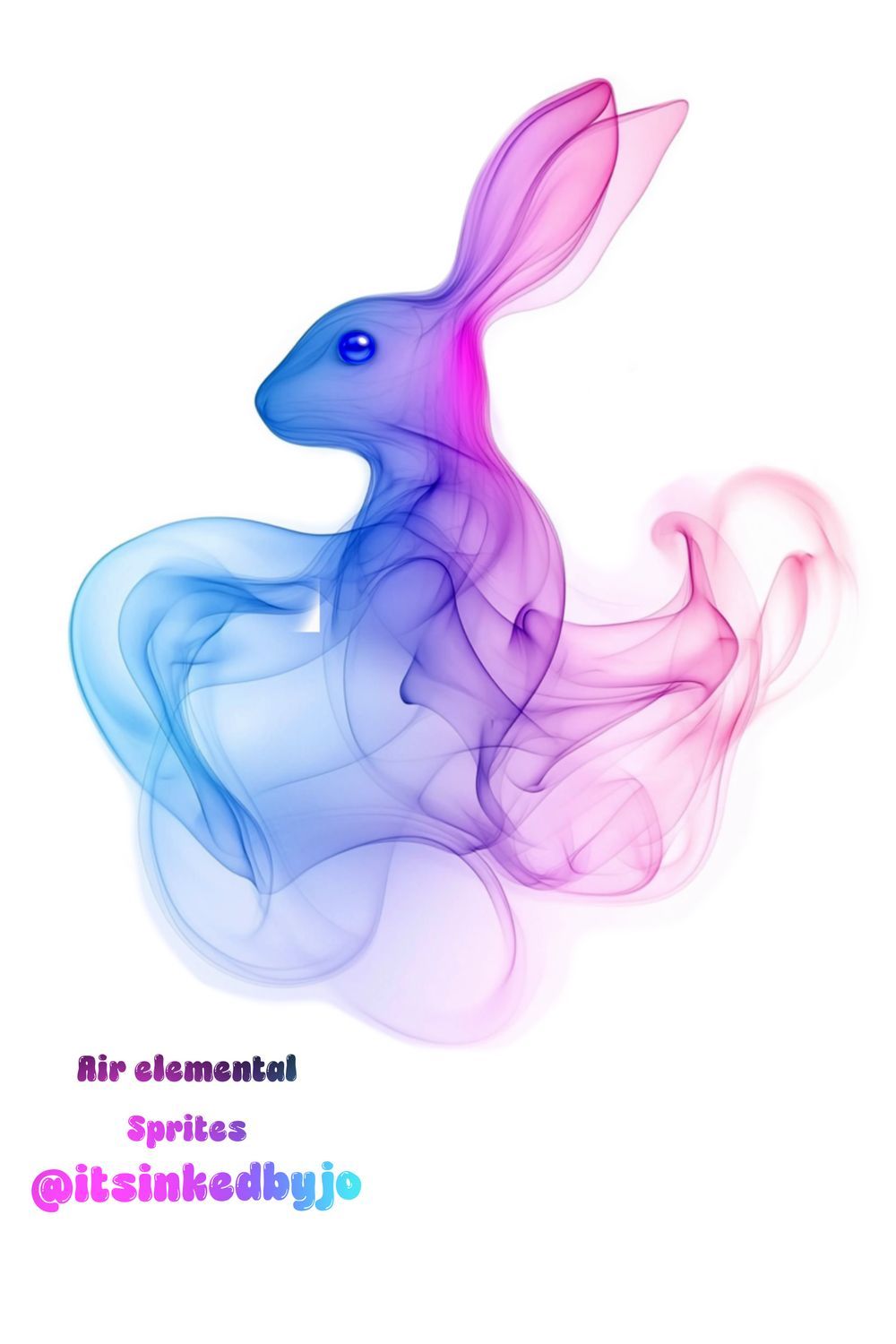 Air Elemental Sprite — Bunny 