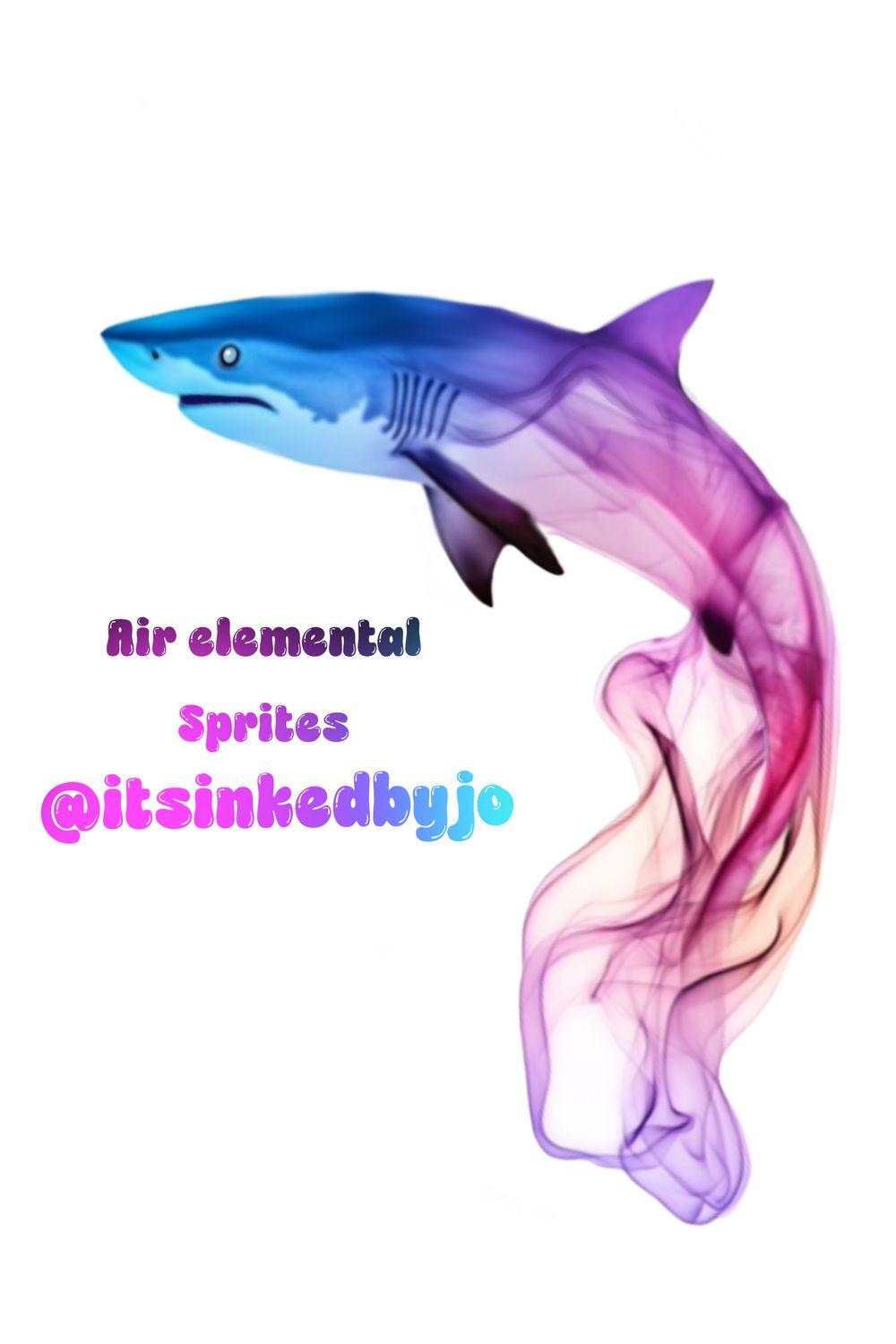 Air Elemental Sprites - Shark