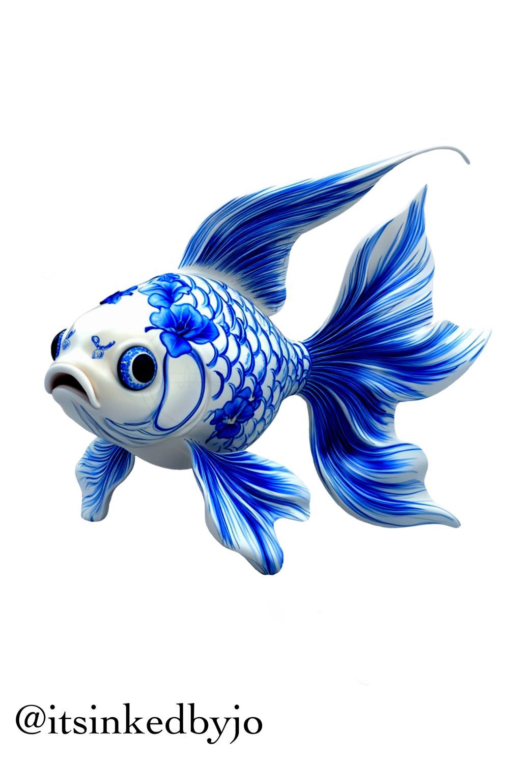 Porcelain Gold Fish