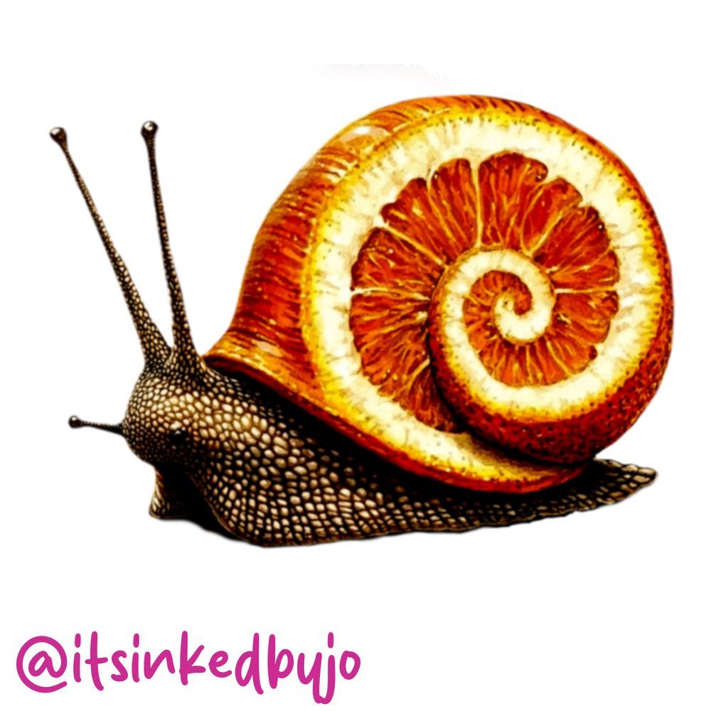 Orange you a snail