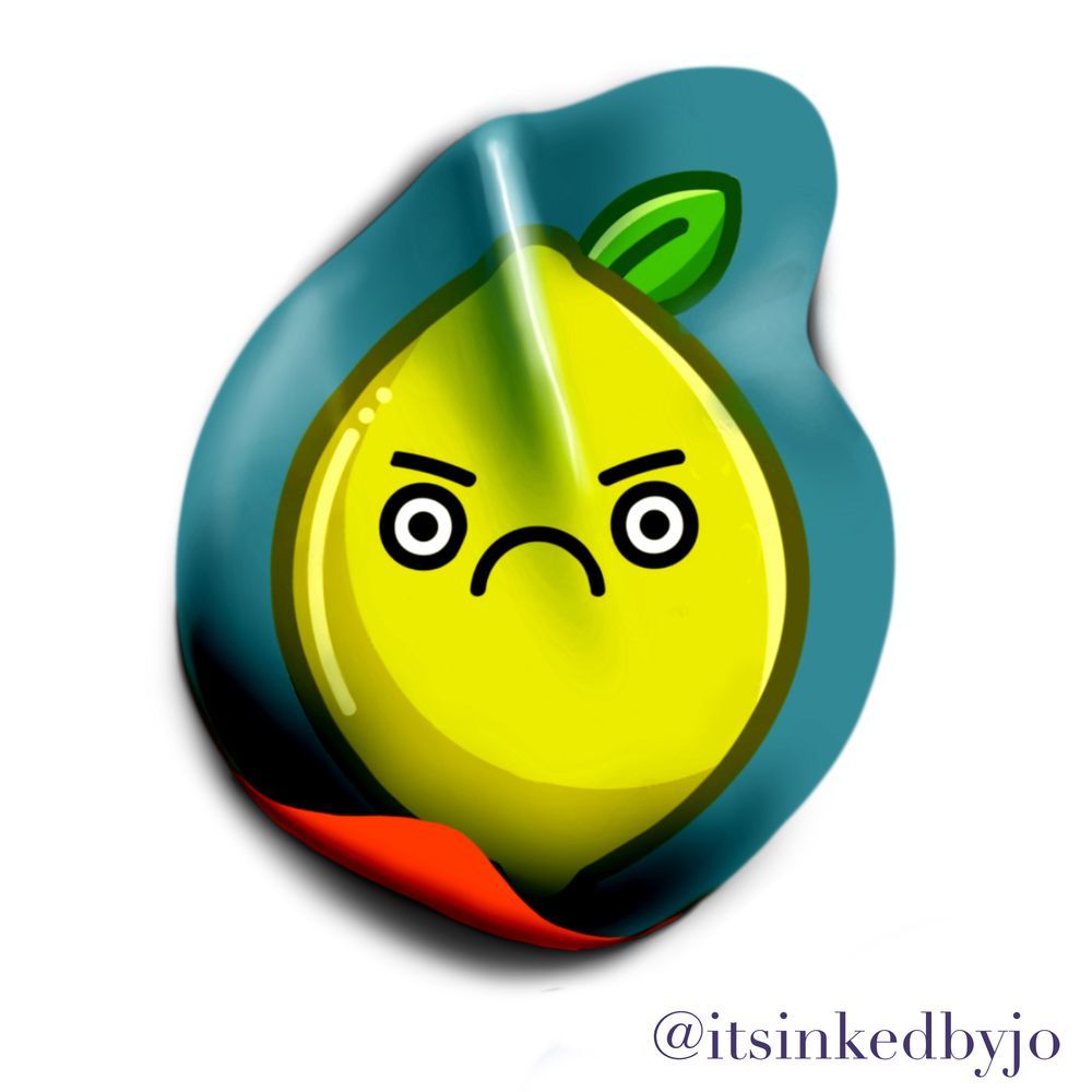 Sour Lemon Sticker 