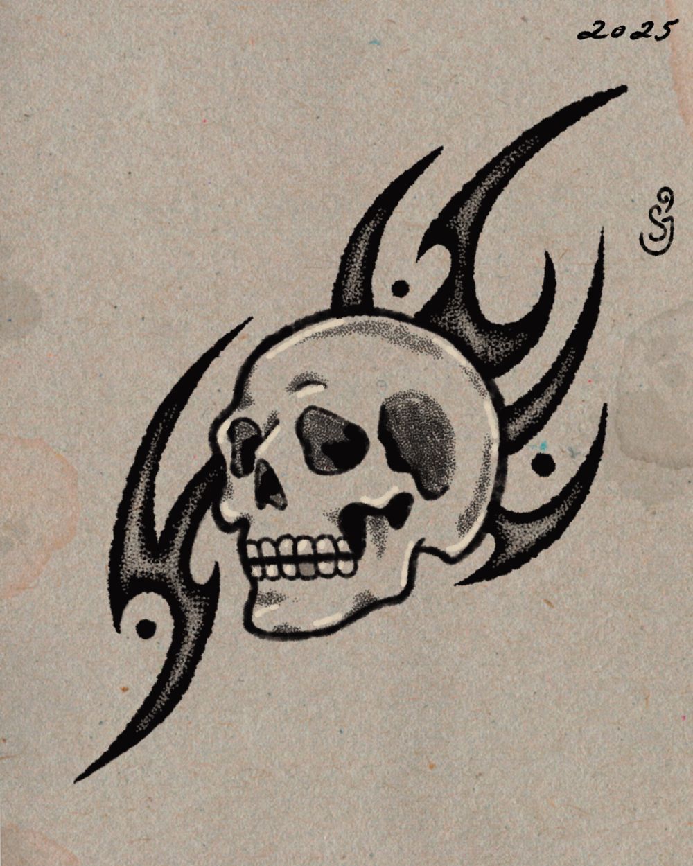 TRIBAL SKULL