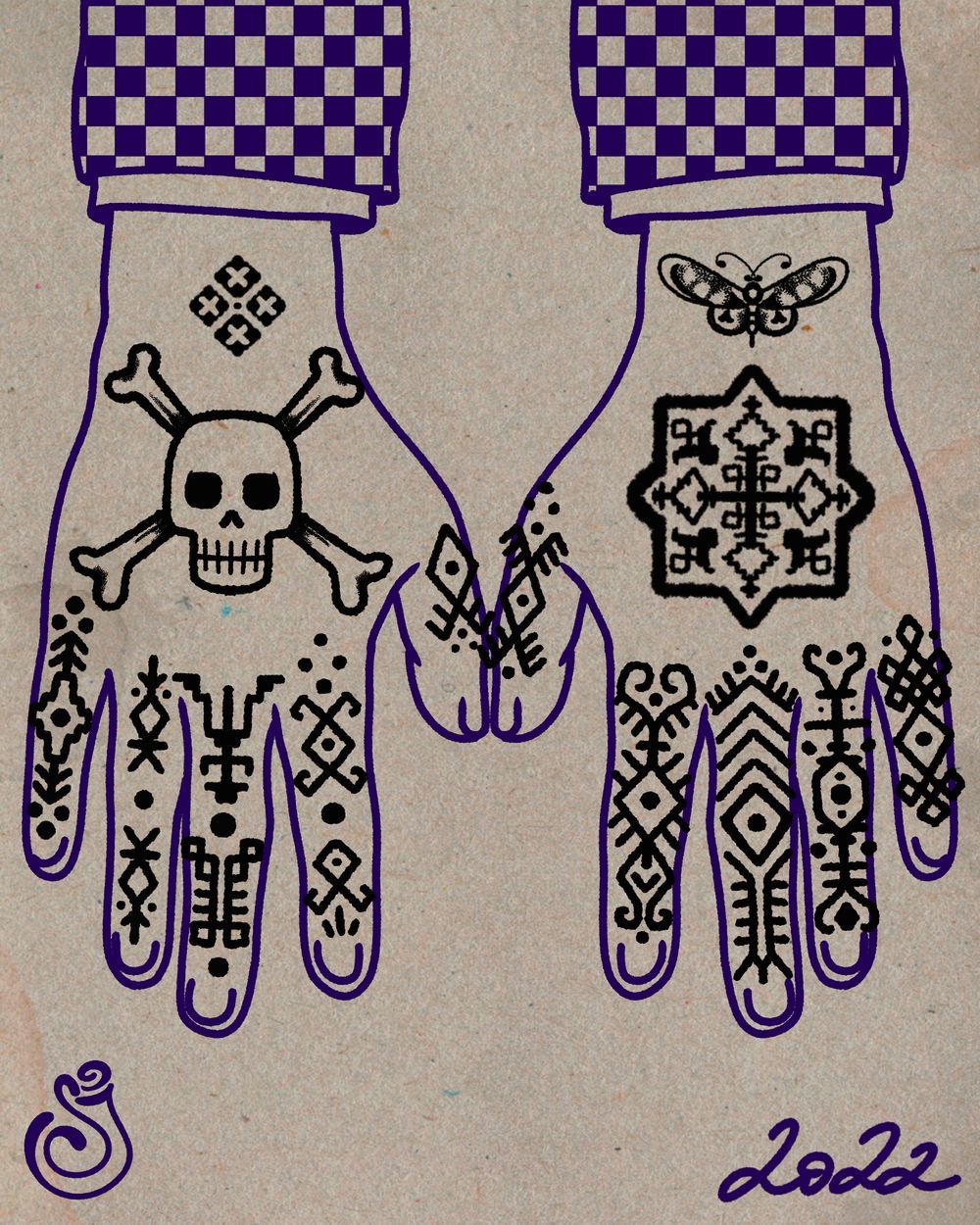 DARK ORNAMENTAL HAND PROJE