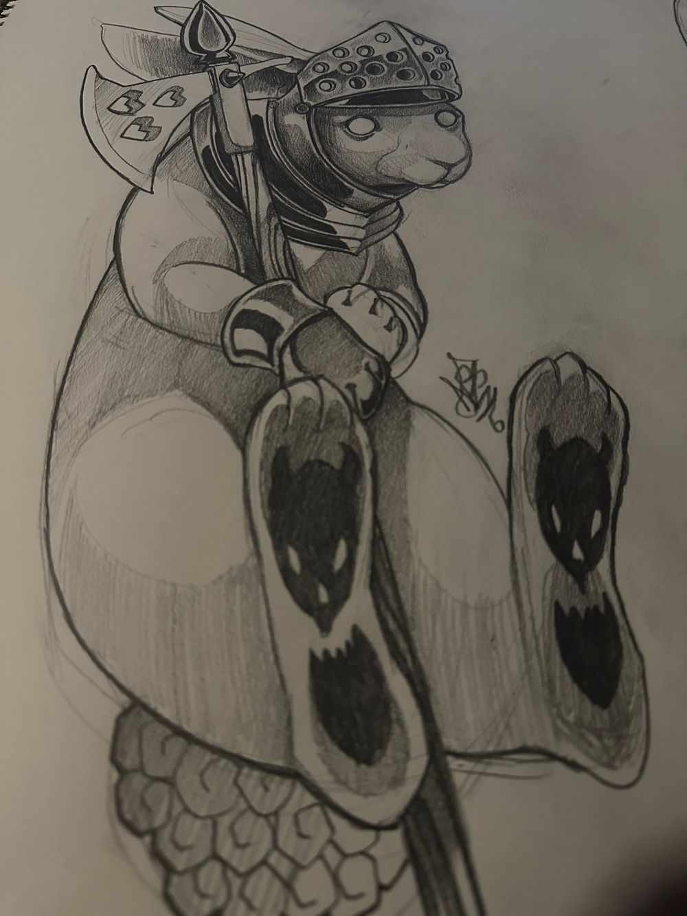 Warrior bunny