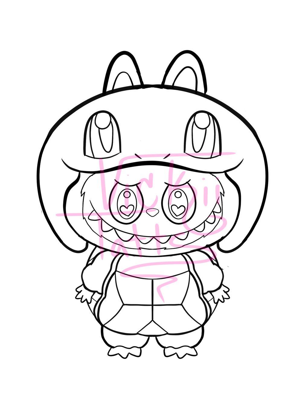 Squirtle Labubu