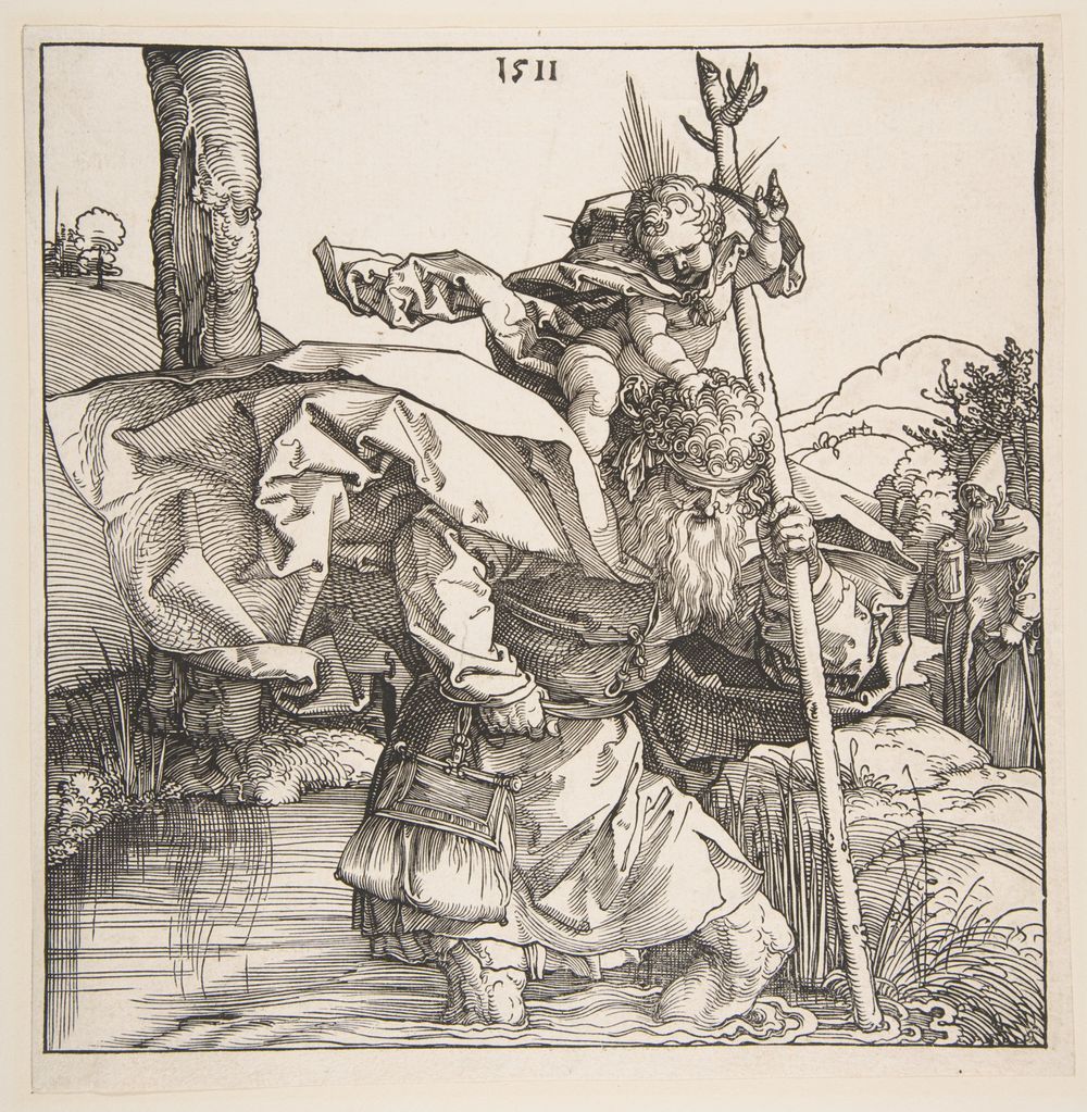 Saint Christopher, Albrecht Dürer 