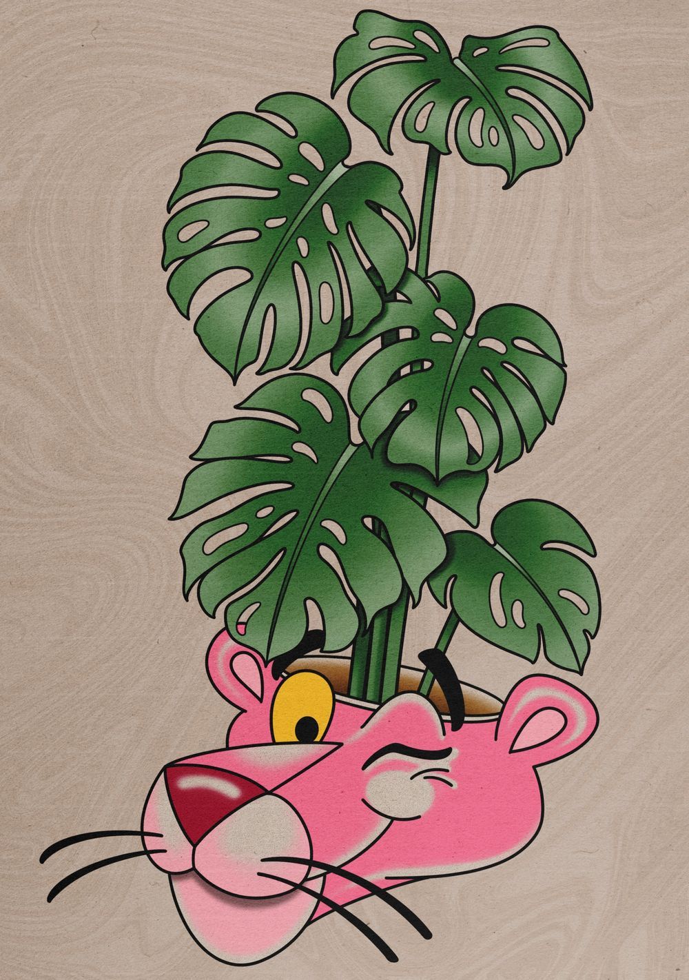Pink Panther Planter