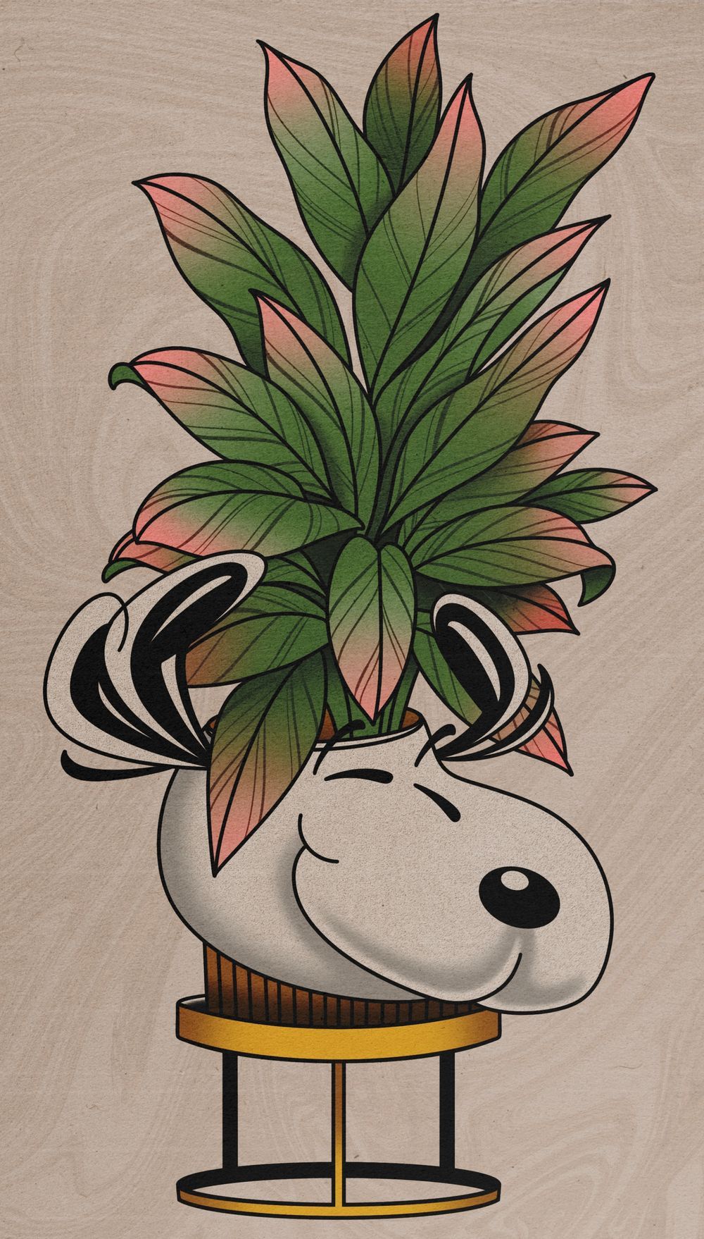 Snoopy Planter