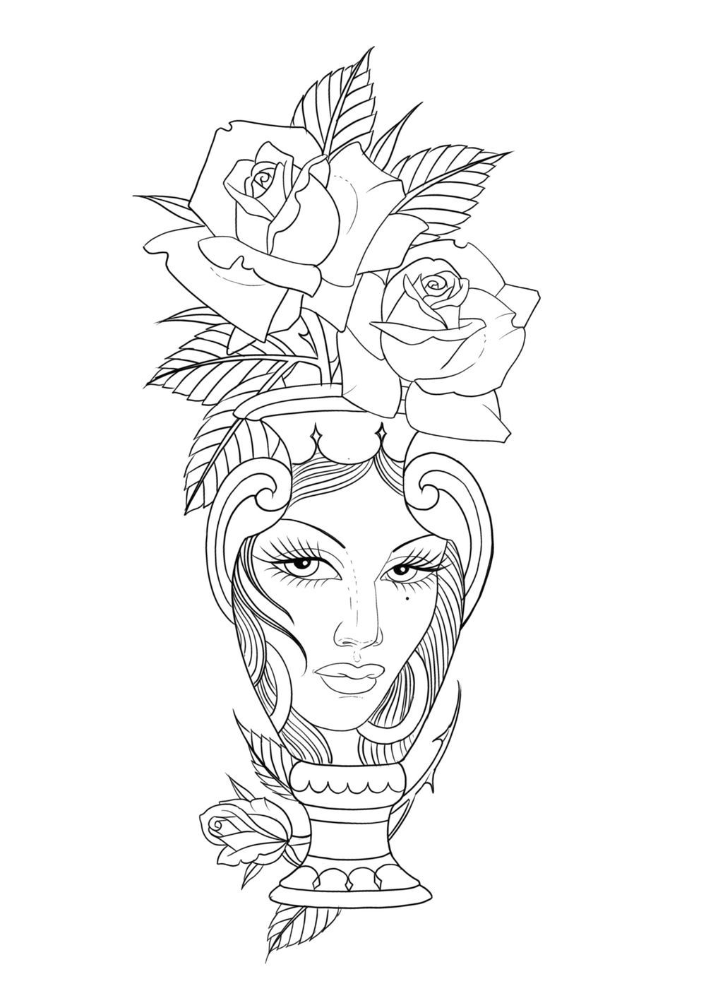 Vase Woman