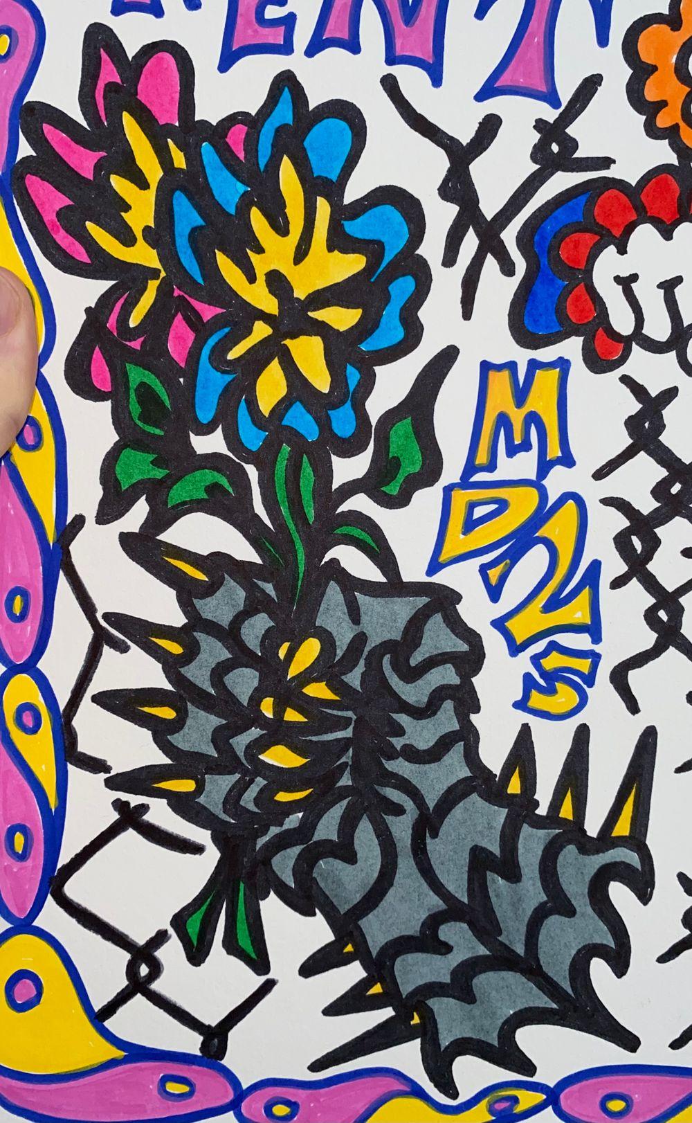 Flower gauntlet